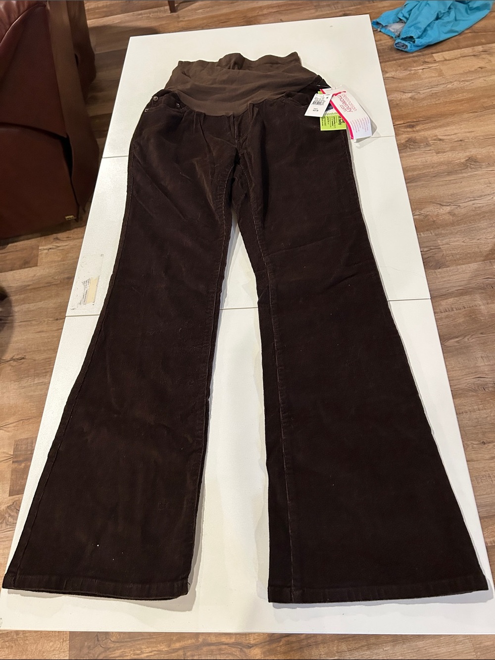 Motherhood Dark Brown Maternity Corduroy Pants